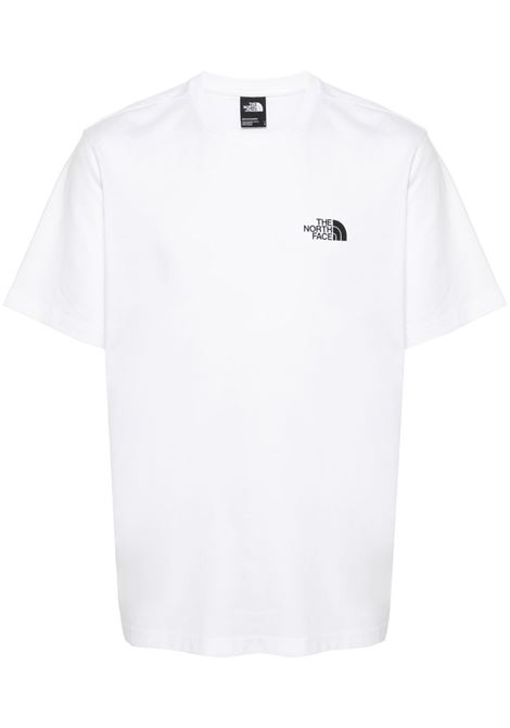 simple dome t-shirt man white THE NORTH FACE | NF0A87NGFN41